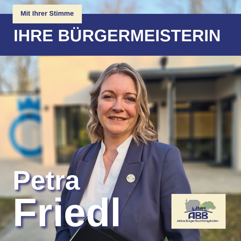 Petra Friedl - Stichwahl 22.03.2026 - Bad Königshofen